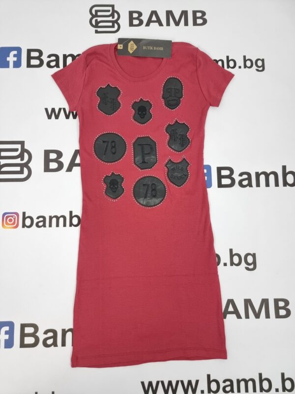 Дамска тениска - рокля рокля код R0125-1