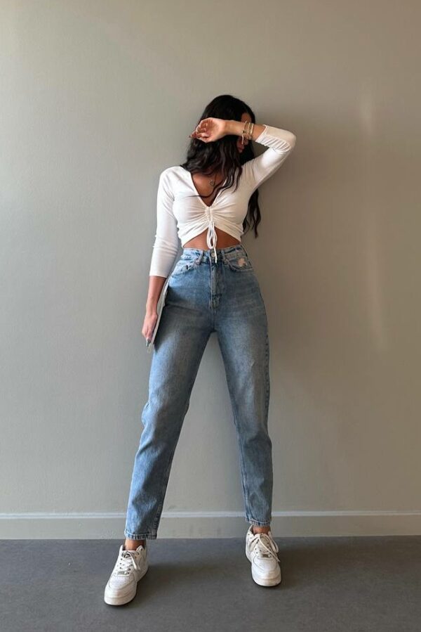 High rise Мом jeans DN0021