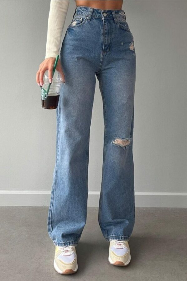 High rise Boot cut jeans DN0034