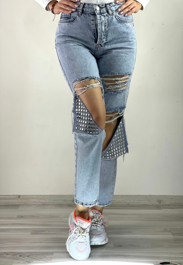 High rise regular fit jeans DN0047 - Image 5