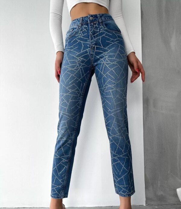 High rise regular fit jeans DN0044 - Image 4