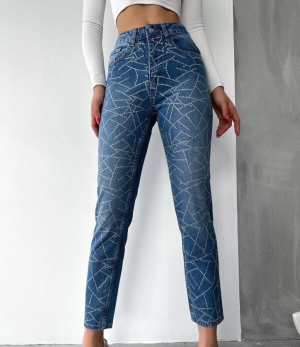 High rise regular fit jeans DN0044