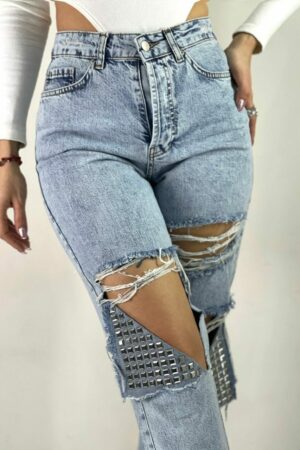 High rise regular fit jeans DN0047