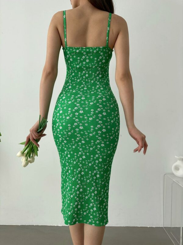 Дамска ежедневна рокля на цветя R0172