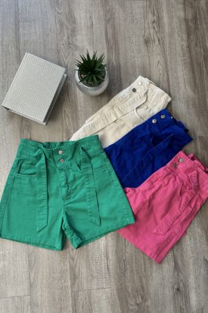 Къс цветен дънков панталон DK0026