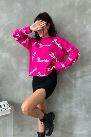 Дамски широк пуловер PL0019