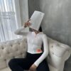 Дамска къса блуза код B0252-3 - Image 2