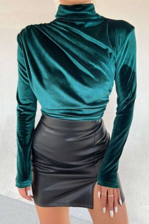 Дамска блуза кадифе B0274-2