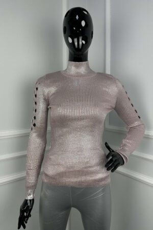 Дамски лъскав пуловер PL0044-3