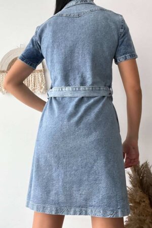 Дамска дънкова рокля R0176