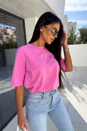 Дамска тениска Minimal розова T0423-2