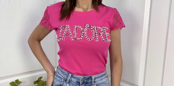 Дамска тениска Jadore циклама T0440