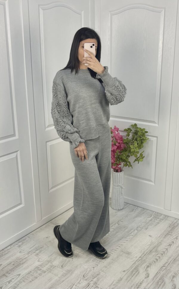 Дамски комплект сив ED0496-2 - Image 3