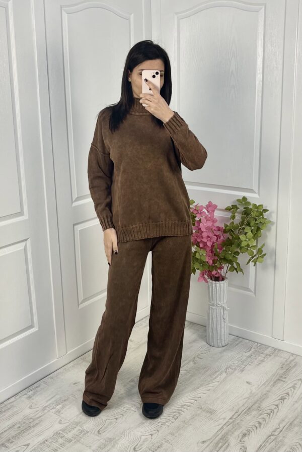 Дамски комплект кафяв ED0513 - Image 2