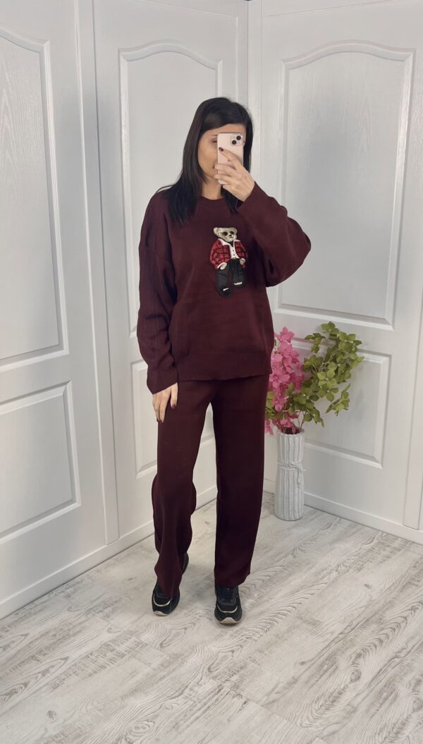Дамски комплект мече бордо ED0523-3 - Image 2