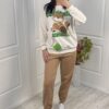 Дамски ватиран комплект бежов ED0532-1 - Image 2